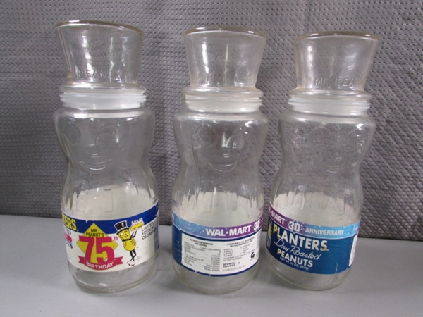 17 PLANTERS STORAGE JARS W/LIDS