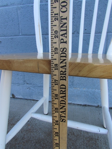 PAIR OF WOODEN CHAIRS