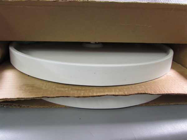 NEW 16 DOUBLE SHELF LAZY SUSAN