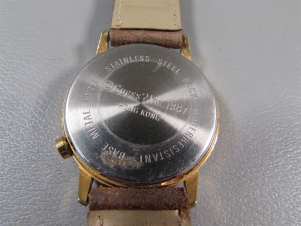 LADIES WATCHES - GUESS, ROLEX & 1 OTHER