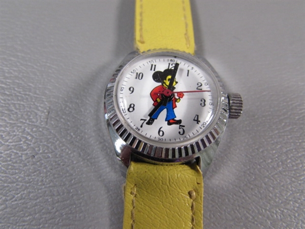 VINTAGE MICKEY & MINNIE MOUSE WATCHES