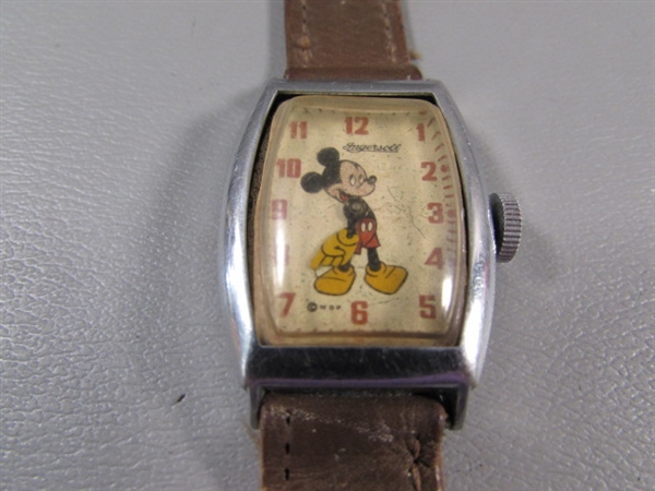 VINTAGE MICKEY & MINNIE MOUSE WATCHES
