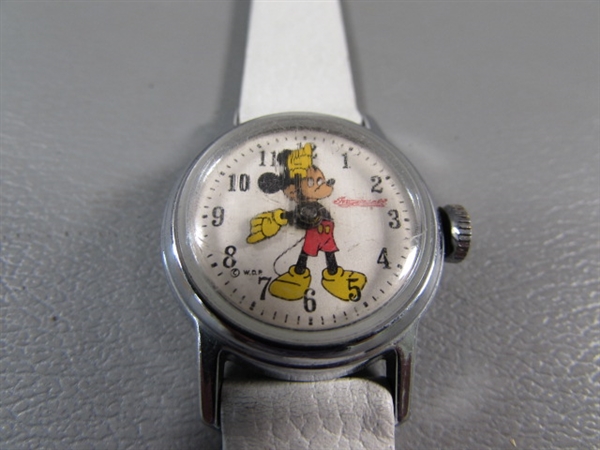 VINTAGE MICKEY & MINNIE MOUSE WATCHES