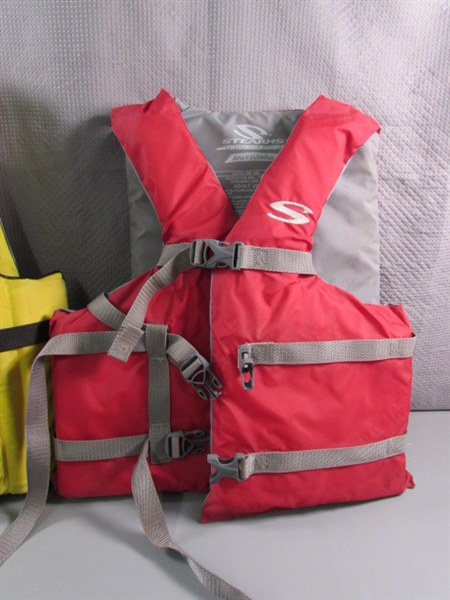4 LIFE JACKETS