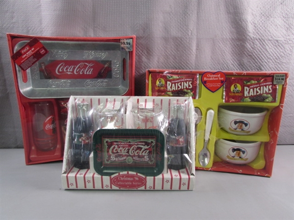 COCA-COLA & QUAKER OATS GIFT SETS - EXPIRED