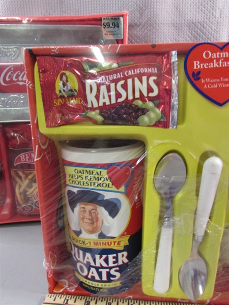 COCA-COLA & QUAKER OATS GIFT SETS - EXPIRED