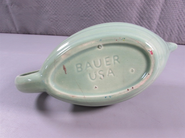 VINTAGE 'BAUER' ALADDIN TEAPOT - MINT GREEN