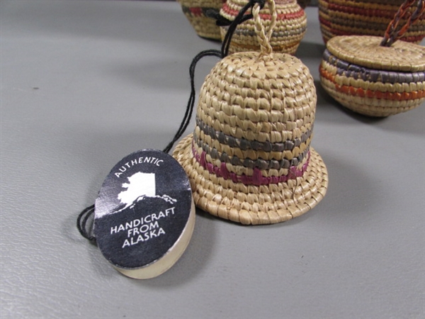 ALASKAN ARTIST MADE WOVEN BASKETS