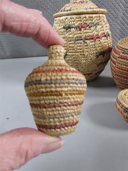 ALASKAN ARTIST MADE WOVEN BASKETS