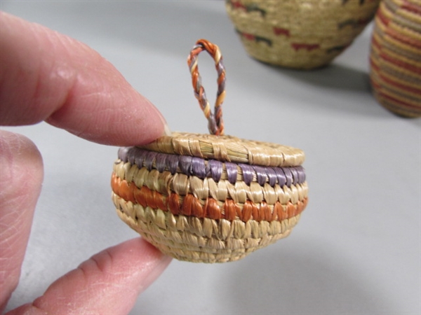 ALASKAN ARTIST MADE WOVEN BASKETS