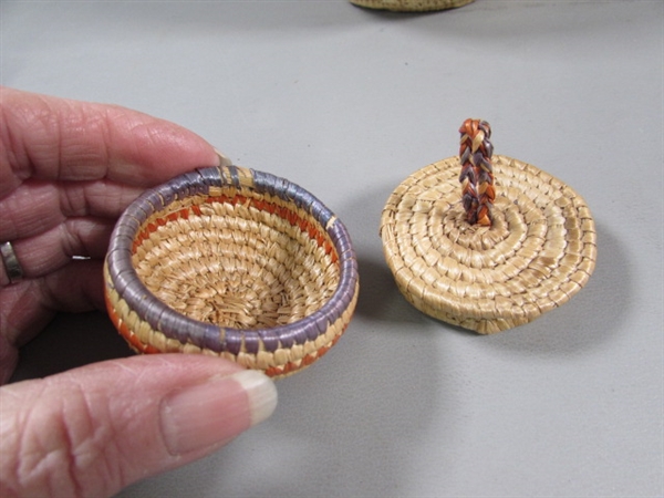 ALASKAN ARTIST MADE WOVEN BASKETS