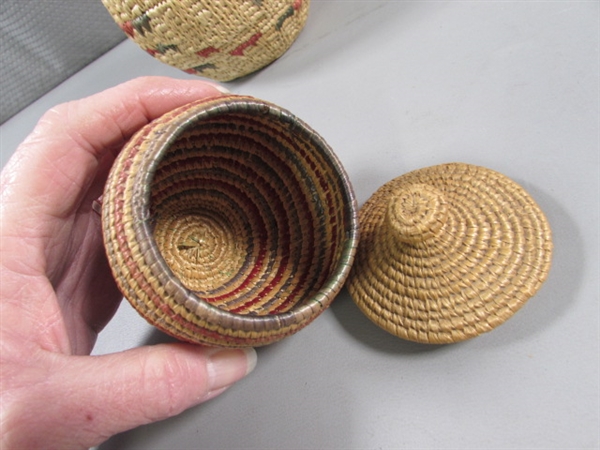 ALASKAN ARTIST MADE WOVEN BASKETS