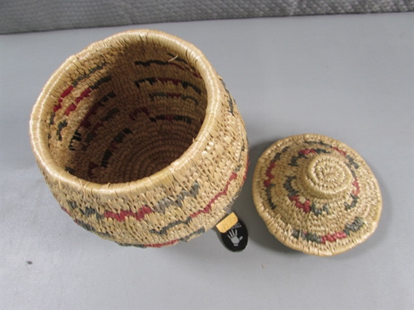 ALASKAN ARTIST MADE WOVEN BASKETS