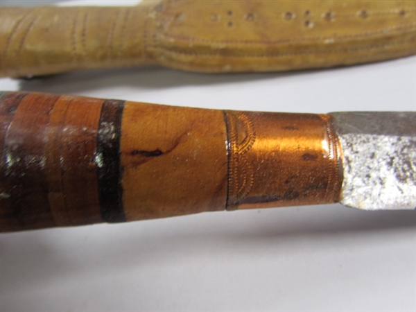 VINTAGE FINNISH HUNTING KNIFE W/RAWHIDE SHEATH
