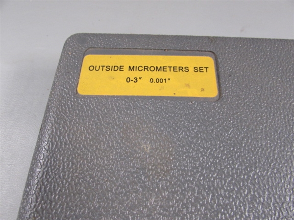 NEW OUTSIDE MICROMETER SET