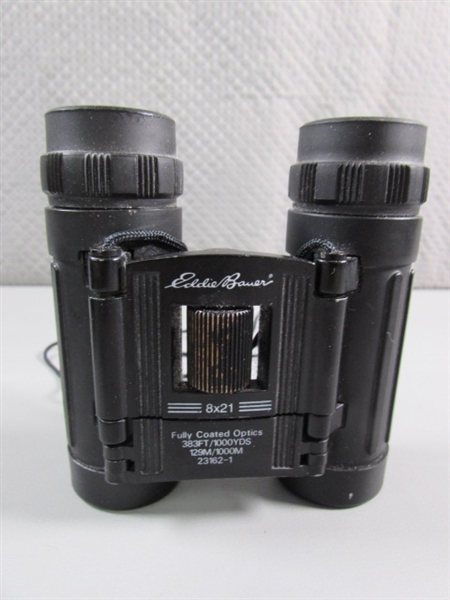 TASCO & EDDIE BAUER 8X21 BINOCULARS