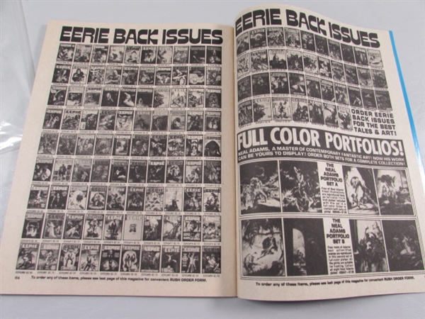 1980'S EERIE COMIC BOOKS