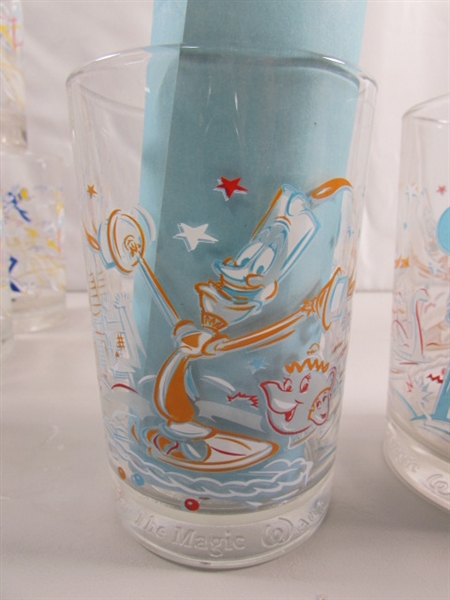 DISNEY WORLD 25TH ANNIVERSARY DRINKING GLASSES