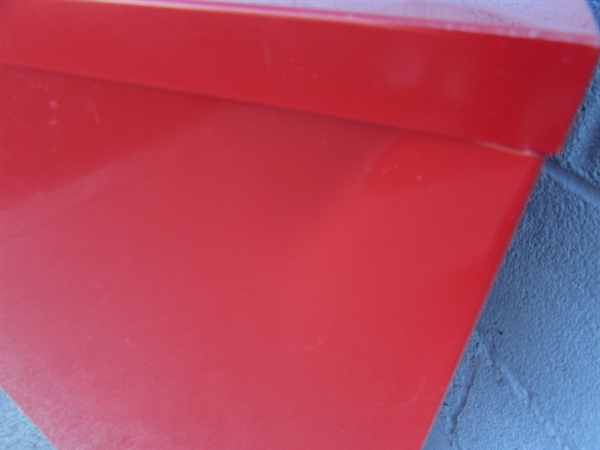 6-DRAWER METAL IKEA HELMER RED ORGANIZER W/WHEELS #1