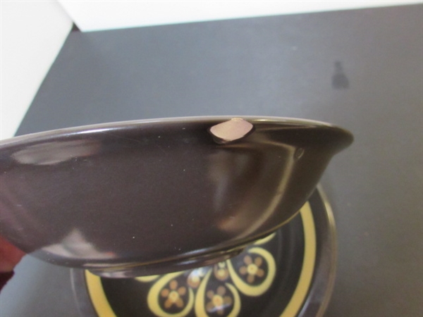 VINTAGE MIKASA (JAPAN) STONEWARE DINNERWARE - SERVICE FOR 8