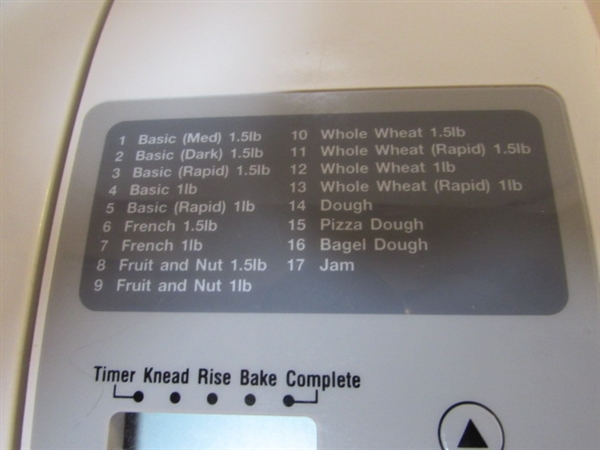 BREADMAN AUTOMATIC BREAD MAKER