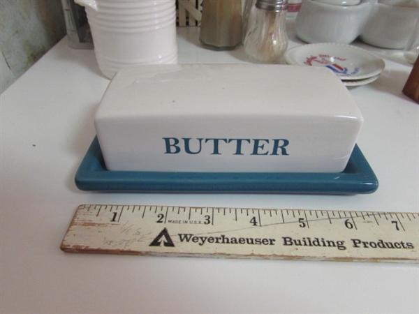 SALT & PEPPER SHAKERS, NAPKIN HOLDER & MORE