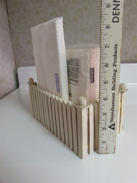 SALT & PEPPER SHAKERS, NAPKIN HOLDER & MORE