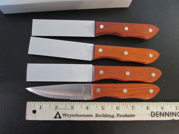 KNIFE BLOCK, KITCHEN KNIVES & SHARPENERS