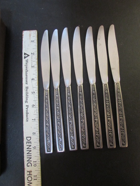 VINTAGE MIRACLE MAID STAINLESS FLATWARE & MISC PATTERNED EXTRAS