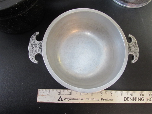 PRESSURE COOKER, DOUBLE BOILER & SAVEMASTER ALUMINUM COOKWARE