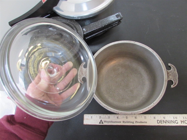 PRESSURE COOKER, DOUBLE BOILER & SAVEMASTER ALUMINUM COOKWARE