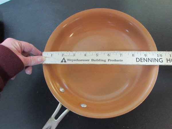RED COPPER FRYING PANS