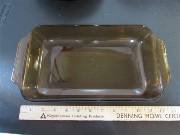 VISION WARE & AMBER GLASS COOKWARE