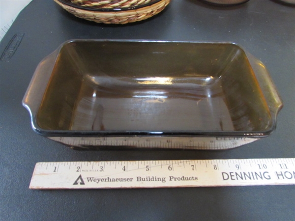 VISION WARE & AMBER GLASS COOKWARE