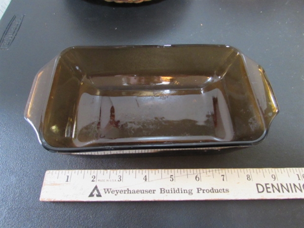 VISION WARE & AMBER GLASS COOKWARE