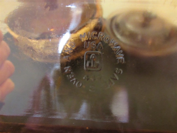 VISION WARE & AMBER GLASS COOKWARE