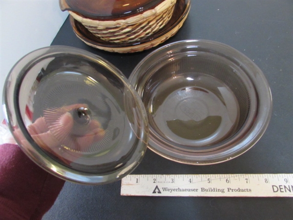 VISION WARE & AMBER GLASS COOKWARE