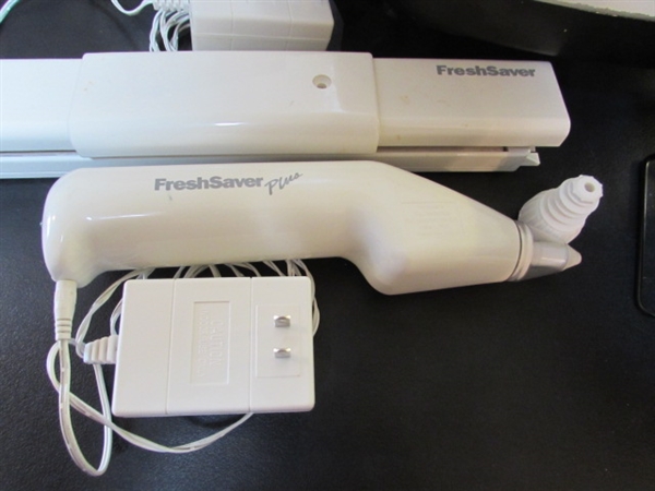 ELECTRIC SKILLET, BROWNIE PAN, VACUUM SEALER & MORE