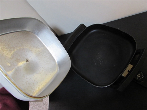 ELECTRIC SKILLET, BROWNIE PAN, VACUUM SEALER & MORE