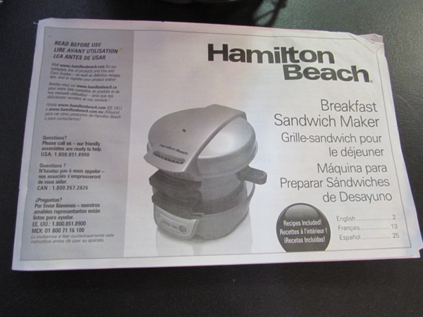 SANDWICH MAKERS & OMELET PANS
