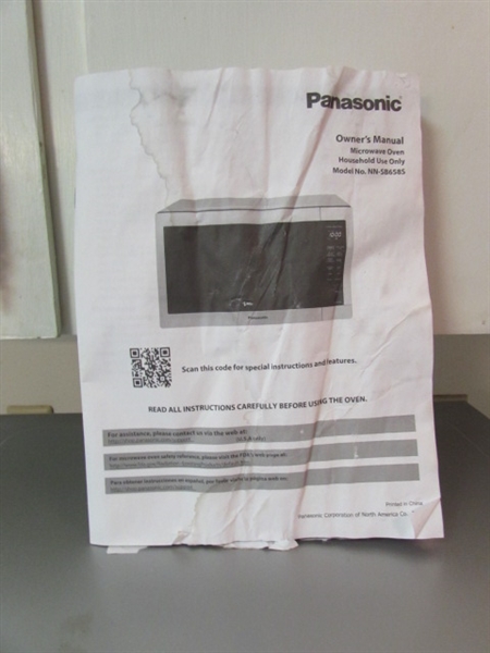 1100 WATT PANASONIC MICROWAVE