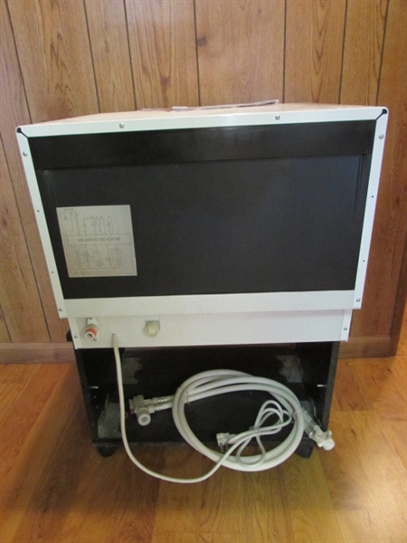 SPT COUNTERTOP PORTABLE DISHWASHER ON ROLLING STAND - LIKE NEW CONDITION