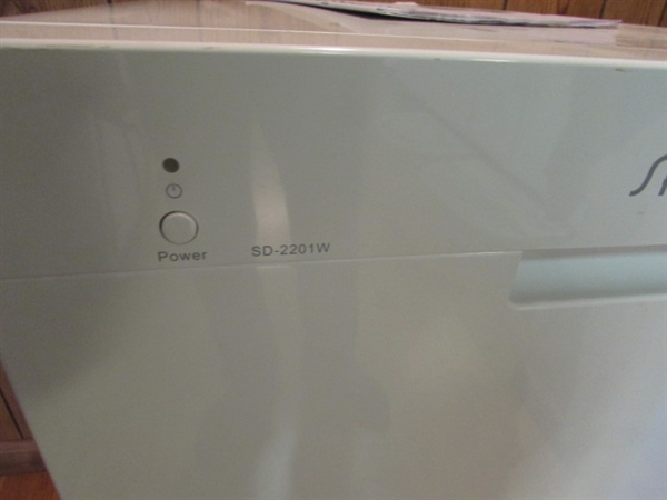 SPT COUNTERTOP PORTABLE DISHWASHER ON ROLLING STAND - LIKE NEW CONDITION