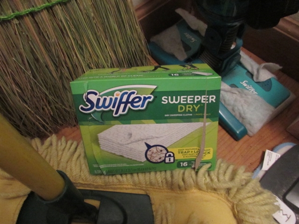 MOPS, BROOMS, DUSTER & MORE