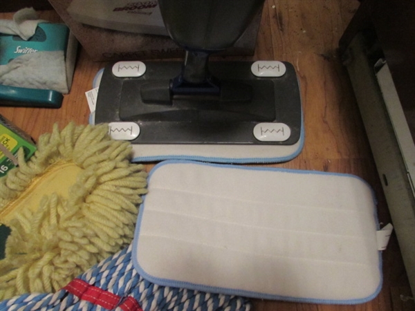 MOPS, BROOMS, DUSTER & MORE