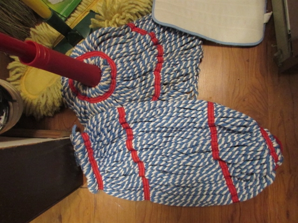MOPS, BROOMS, DUSTER & MORE