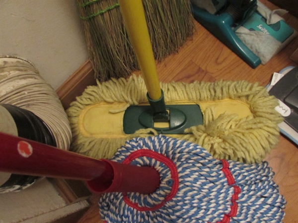 MOPS, BROOMS, DUSTER & MORE
