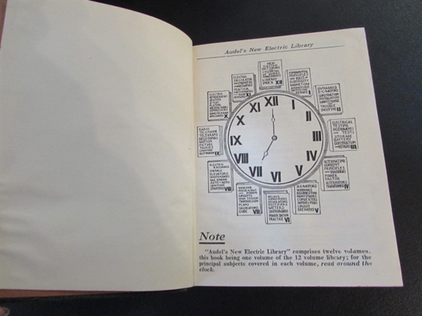 VINTAGE 1953 AUDELS NEW ELECTRIC LIBRARY BOOKS - INCOMPLETE SET