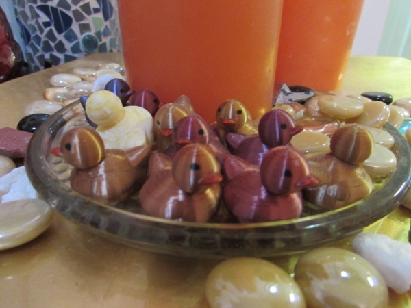 CANDLES, CANDLE HOLDERS & MORE