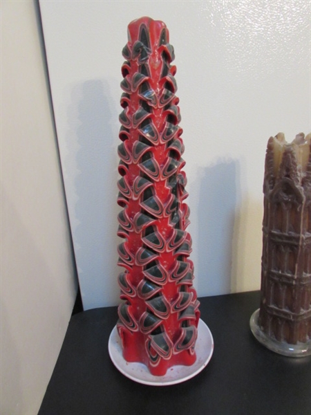 CANDLES, CANDLE HOLDERS & MORE